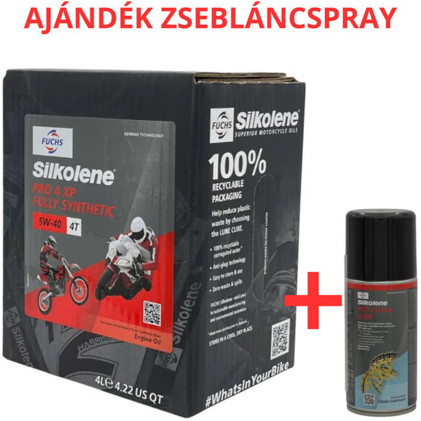 Fuchs Silkolene Pro 4 5W-40 XP 4L motorkerékpár motorolaj