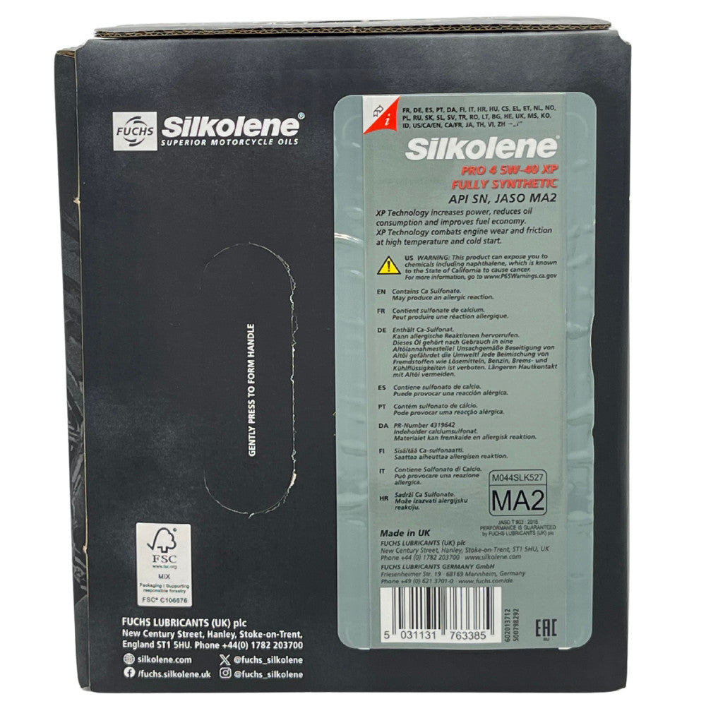 Fuchs Silkolene Pro 4 5W-40 XP 4L motorkerékpár motorolaj