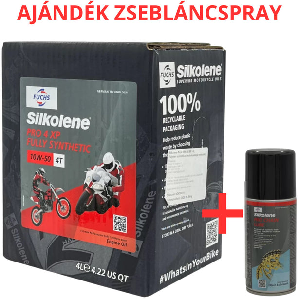 Fuchs Silkolene Pro 4 10W-50 XP 4L motorkerékpár motorolaj