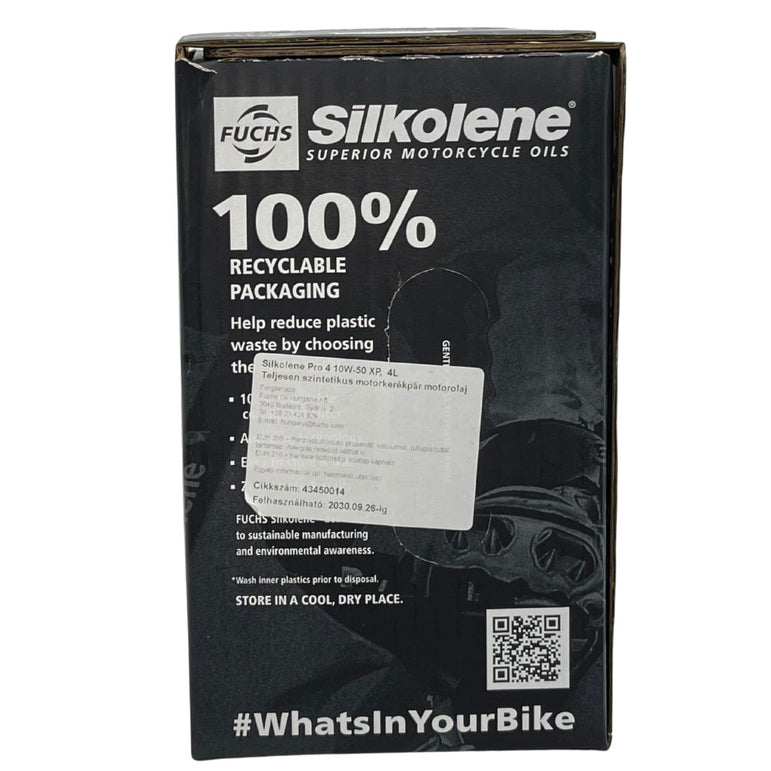 Fuchs Silkolene Pro 4 10W-50 XP 4L motorkerékpár motorolaj