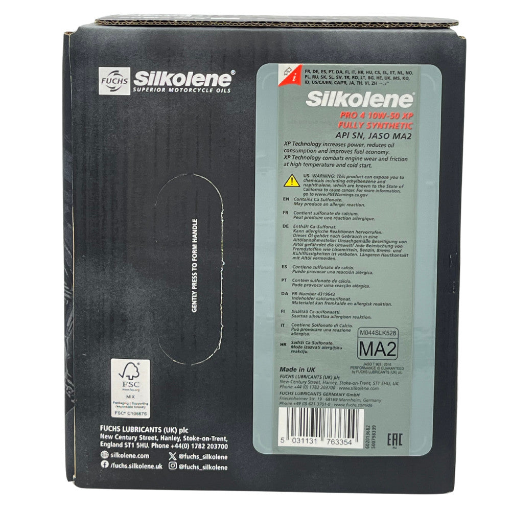 Fuchs Silkolene Pro 4 10W-50 XP 4L motorkerékpár motorolaj