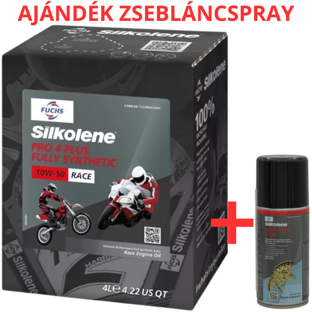 Fuchs Silkolene Pro 4 Plus 10W-50 4L motorkerékpár motorolaj