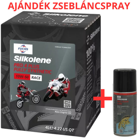 Fuchs Silkolene Pro 4 Plus 10W-50 4L motorkerékpár motorolaj