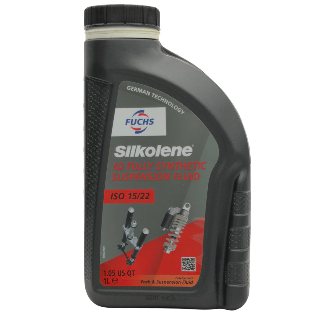 Fuchs Silkolene 02 Fully Synthetic Suspension Fluid 1L (ISO 15/22)