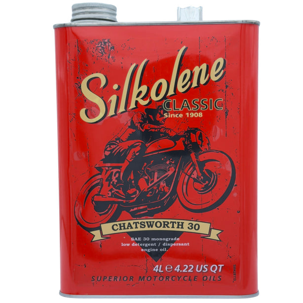 Fuchs Silkolene Chatsworth 30 4L motorkerékpár, oldtimer motorolaj