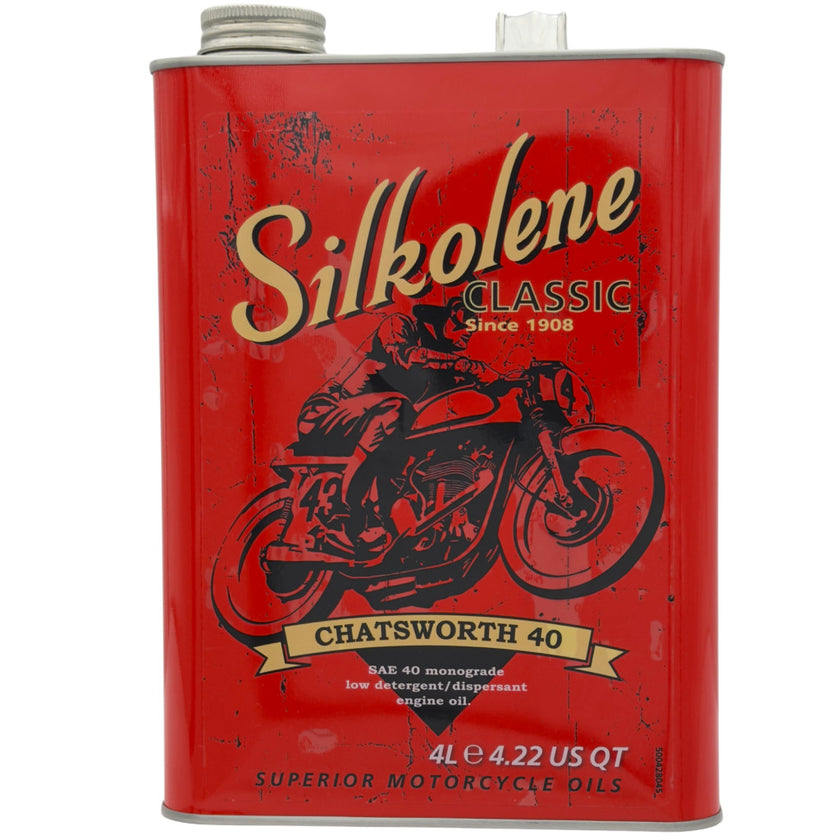 Fuchs Silkolene Chatsworth 40 4L motorkerékpár, oldtimer motorolaj