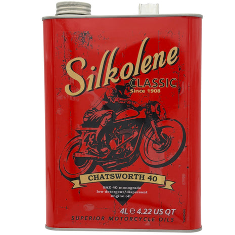Fuchs Silkolene Chatsworth 40 4L motorkerékpár, oldtimer motorolaj