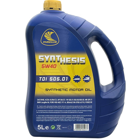 PARNALUB Synthesis C3 505.01 5W-40 5L motorolaj