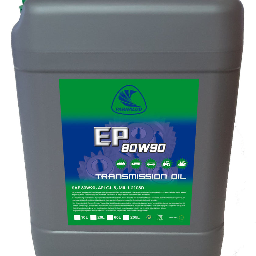 PARNALUB EP 80W-90 10L váltóolaj