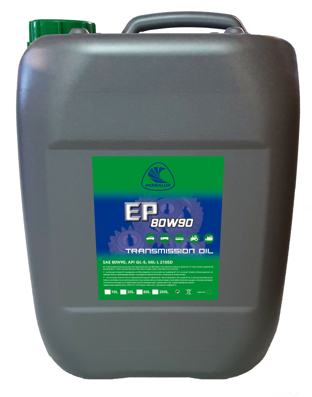 PARNALUB EP 80W-90 20L váltóolaj