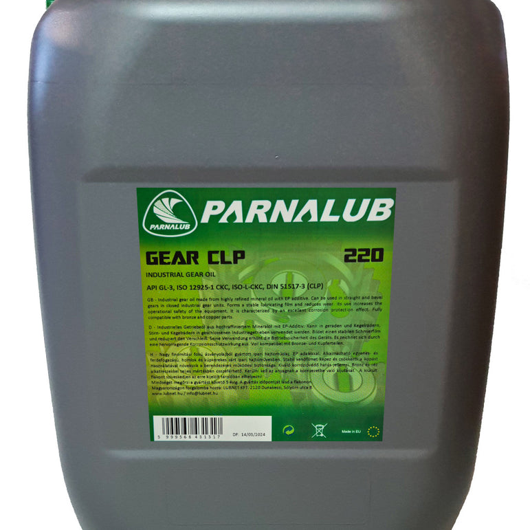 PARNALUB GEAR CLP 220 20L váltóolaj