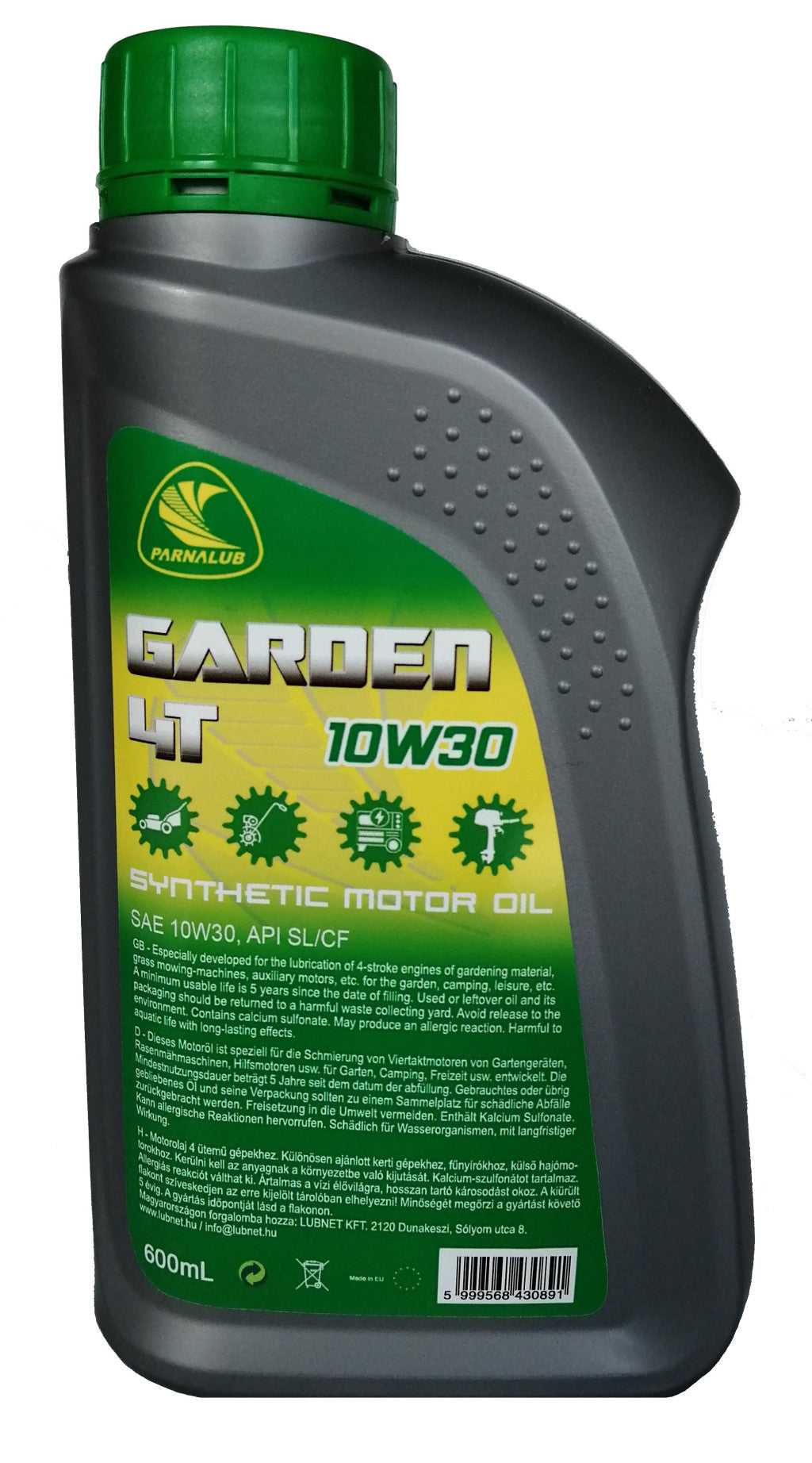 PARNALUB Garden 4T 10W-30 600ml kerti gép motorolaj