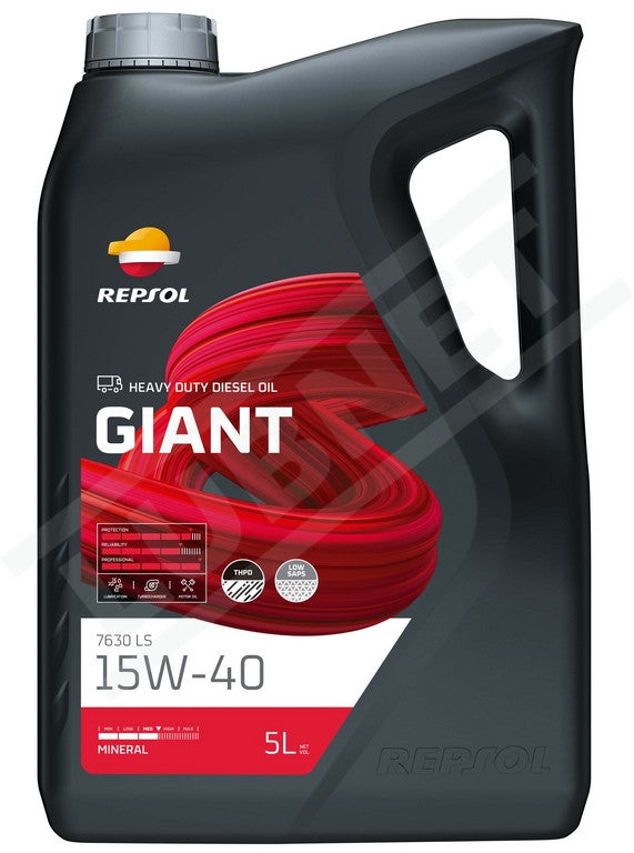 REPSOL Giant 7630 LS 15W-40 5L motorolaj