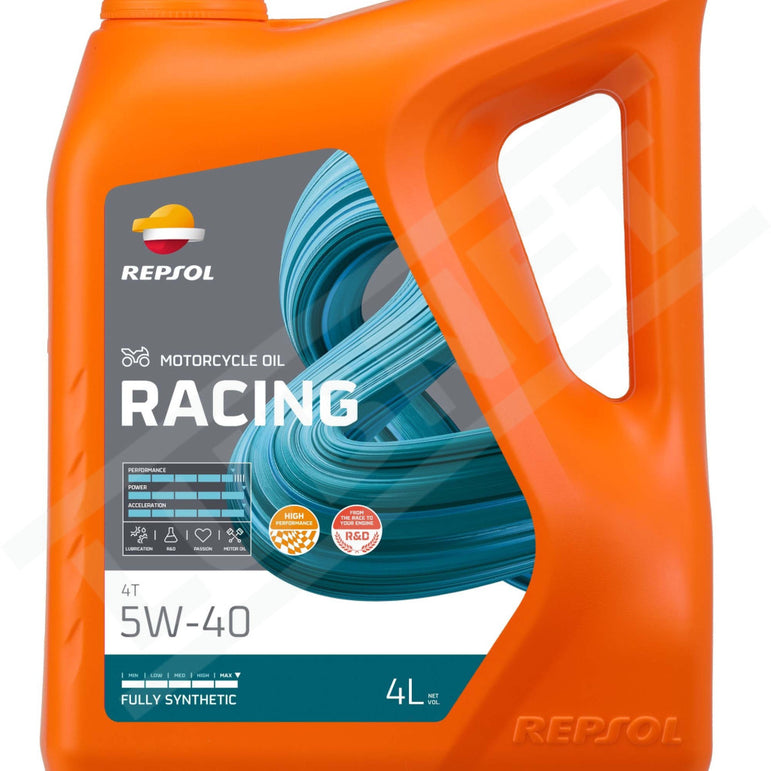 REPSOL Racing 4T 5W-40 4L motorkerékpár motorolaj