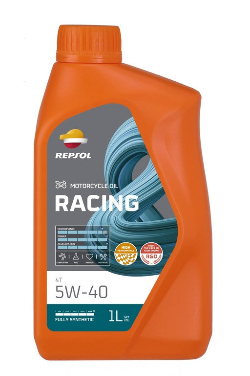 REPSOL Racing 4T 5W-40 1L motorkerékpár motorolaj