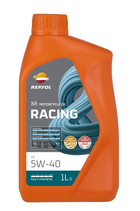 REPSOL Racing 4T 5W-40 1L motorkerékpár motorolaj