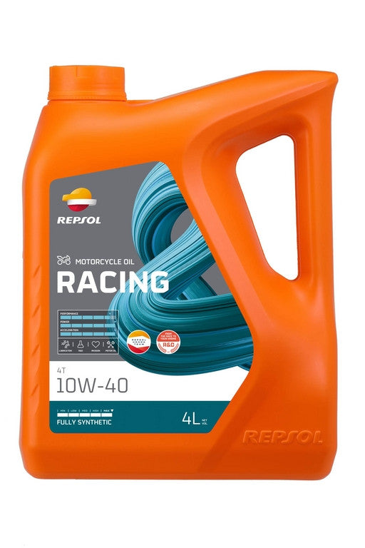 REPSOL Racing 4T 10W-40 4L motorkerékpár motorolaj