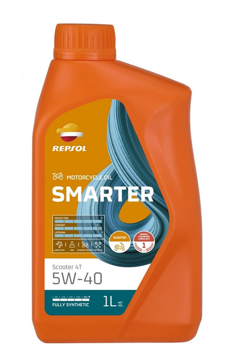 REPSOL Smarter Scooter 4T 5W-40 1L motorkerékpár motorolaj