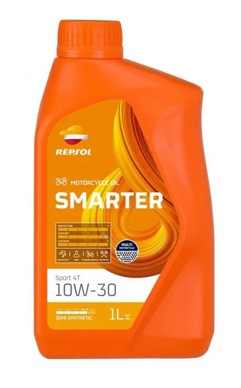 REPSOL Smarter Sport 4T 10W-30 1L motorkerékpár motorolaj