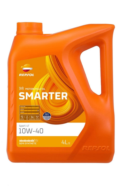 REPSOL Smarter Sport 4T 10W-40 4L motorkerékpár motorolaj