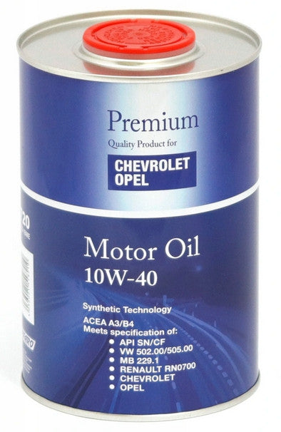 GM Original Motor Oil 10W-40 1L (retro fém doboz) motorolaj