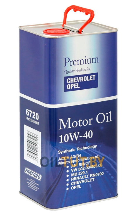 GM Original Motor Oil 10W-40 5L (retro fém doboz) motorolaj