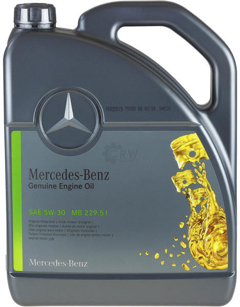 MB 229.51 Mercedes motorolaj 5W-30 5L motorolaj