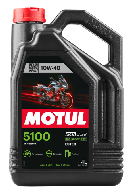 MOTUL 5100 4T 10W-40 4L motorkerékpár motorolaj
