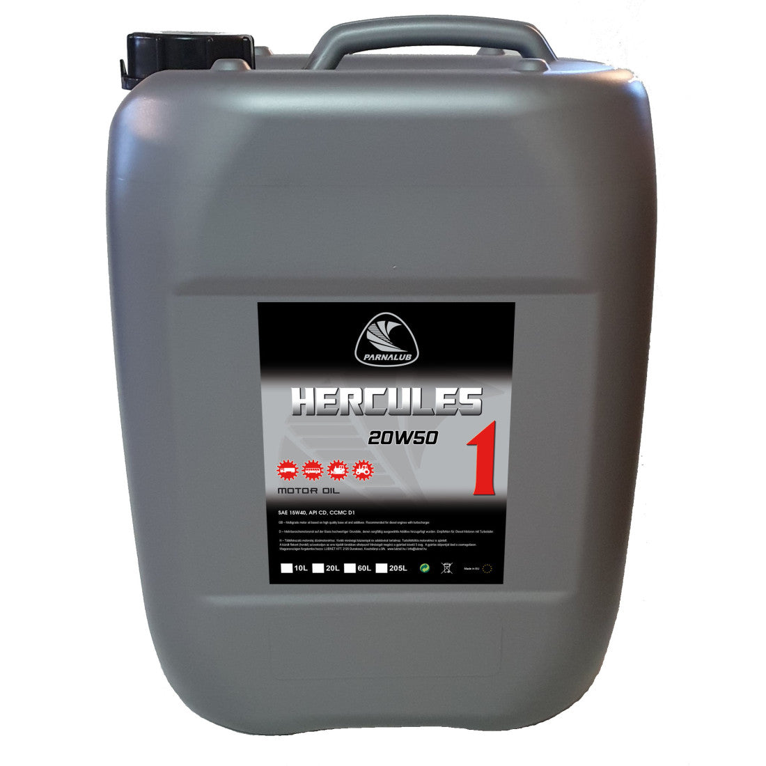PARNALUB Hercules 1 20W-50 20L motorolaj