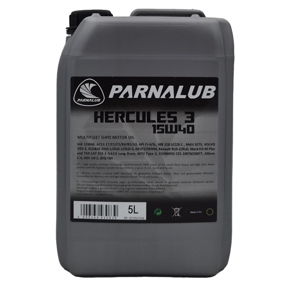 PARNALUB Hercules 3 15W-40 5L motorolaj