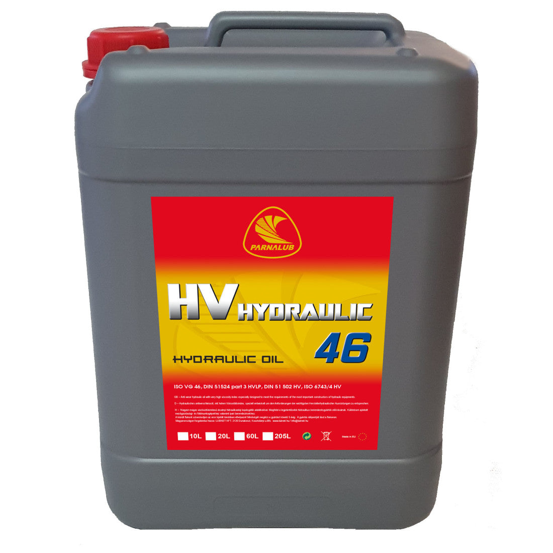 PARNALUB HV Hydraulic 46 10L