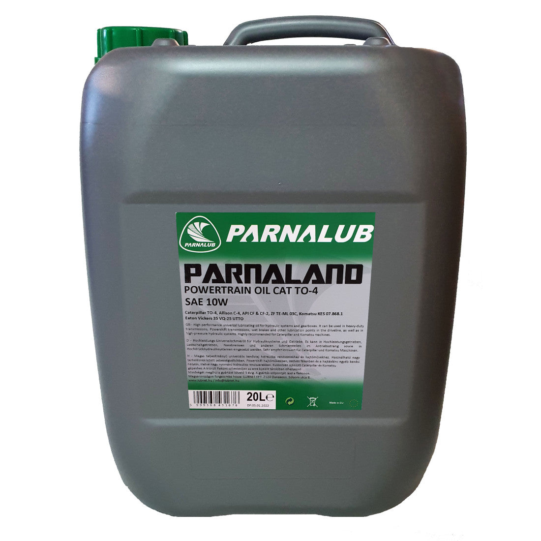 PARNALUB Parnaland CAT TO-4 10W 20L